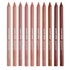 ColourPop Lippie Lip Pencil Vault - 10 High-Pigment, Long-Lasting & Sharpenable Lip Liners with High-Impact Color - Vegan, Cream Formula with Precise Application - Truth or Bare (0.04 oz)