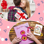 60 Pcs Lip Balm Pouches Plastic Money HolderClear Lipstick Holder Clear Plastic Domes for Gift Card DIY Crafts with Double Side Tape