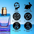 Pacifica Dream Moon Womens Spray Perfume 1 fl oz – Long-Lasting Floral Woody Fragrance for Her - Rose, Patchouli, Sandalwood – 100% Vegan, Cruelty-Free, Phthalate-Free Fragrance