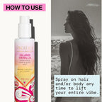 Pacifica Island Vanilla Hair Mist Perfume and Full Body Spray for Women - Fragrance Spray for A Mood-Lifting Experience, Paraben-Free, Clean Beauty No Alcohol, Vegan & Cruelty-Free, 6 oz oz