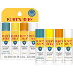 Burt's Bees 100% Natural Origin Rescue Lip Balm, Cooling Eucalyptus, Lemon, Honey, Unscented, 4 Tubes, Pack May Vary
