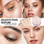 Boobeen 4-Color Makeup Palette, Highly Pigmented Glitter Eyeshadow