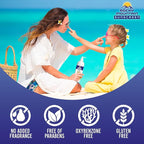 KIDS Rocky Mountain Sunscreen SPF 50 LOTION | Broad Spectrum UVA/UVB Protection | Hawaii 104 Reef Act Compliant (Oxybenzone & Octinoxate Free) | Water Resistant 80 Min | Fragrance Free | For Children
