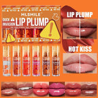 6 Colors Duck Lip Plumper Gloss, Glitter Shine Primer Lip Tint Korean Clear Plumping Lip Gloss, High Pigment No Sticky Sexy Lip Gloss, Lip Plumper Gloss Make Lips Fuller