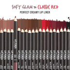 KISS New York Professional Slim Lip Pencil, Creamy Soft Lip Liner, Smooth Long-Lasting Rich Lip Color, Natural Lip Makeup, Water-Resistant Lip Crayon (Coffee)