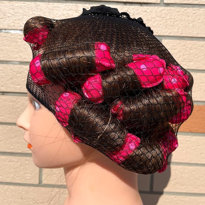 Aimin Soft Curlers for Overnight Heatless Curls, No Heat Foam Rollers for Long Hair, Satin Sponge Curlers (30 pcs, pink)