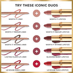 L'Oreal Paris Colour Riche Lip Liner Pencil, Creamy Pencil with Omega 3 and Vitamin E, 570 Worth It Intense, Brown Lip Liner, 0.01 Oz