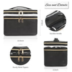 Makeup bag, double layer cosmetic