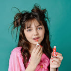 MISS NELLA Fairy Kiss Lip Gloss, Red hydrating children Lip Gloss, watermelon scent, gentle on the skin. gives a sheer kiss of colour, with extra shine.