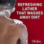 Old Spice Refreshing Body Wash for Men, 3X Defense, 24/7 Shower Fresh with Long Lasting Scent, Red Collection, Captain with Bergamot Scent, 24 oz (Pack of 4)