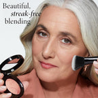 LAURA GELLER NEW YORK Baked Blush-n-Brighten Marbleized Blush + Angled Brush (03 Coral Cove, 47mm)