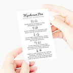 100 Pack - Premium Hyaluron Pen Lip Filler Aftercare Instructions Card 2 x 3.5" Accessories Supplies Kit Care - HP07A100_N