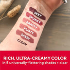 Mirabella Line & Define Lip Definer Lip Pencil, Smoothing & Moisturizing Retractable Lip Liner with Long-Lasting & Ultra-Creamy Formula, Antioxidants Vitamin C & E, & Built-In Sharpener - Sexy