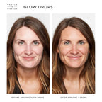 Pestle & Mortar Glow Drops - Sunless Self-Tan with Hyaluronic Acid. Customisable Self Tanner- For Men & Women,15ml