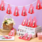 60 Pcs Cheerleading Lip Balm Bulk Cheer Teams Lip Balm Gifts Set Honey Moisturizing Lip Care Flavor Hydration Dry Chapped Lips for Men Women Children(Red)