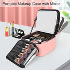 Relavel travel makeup bag with