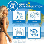 Caribbean Breeze Sunscreen Spray SPF 50 Lotion, Mango Scent Lime Fragrance Tanning Sunscreen Spray On Sunscreen with Green Tea & Pomegranate Extracts, 8.5 oz (250 ml)