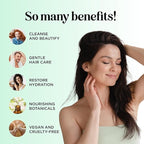 Shampoo and Conditioner for Oily Hair and Scalp - Sulfate and Paraben Free Shampoo and Conditioner Set for Oily Hair with Deep Cleansing Tea Tree Oil - Vegan Color Safe & Cruelty Free (16 Fl Oz)