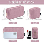 Magefy 2 pcs makeup bags