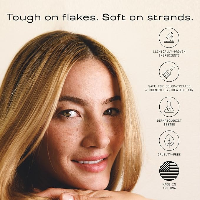 Jupiter, Dermatologist-Formulated Anti-Dandruff Shampoo, Conditioner, & Scalp Scrubber, for Women & Men, for Flaky, Itchy, Oily, & Dry Scalp, Vegan, Sulfate-Free, Color-Safe, & Paraben-Free, with Zinc