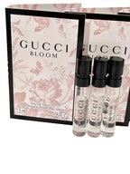 Gucci Bloom Sample Perfume Women EDT Spray 1.5 ml / 0.05 oz - set of 3