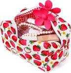 Soidram pink makeup bag quilted