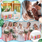 48 Pcs Beach Wedding Favors Thank You Lip Balms Bulk Wedding Lip Balm Appreciation Gift Flamingo Lip Balms Tropical Bridal Lip Balm for Guest Bridesmaid Bachelorette Party Graduate Teacher