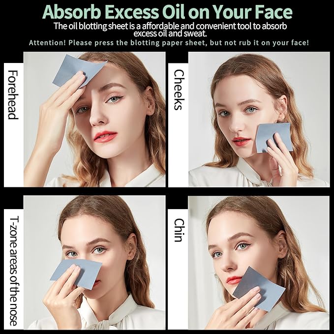 FANDAMEI 1800 Counts Oil Blotting Sheets For Face, Absorbing Tissues