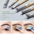 Jessup Vegan Makeup Brushes Set Premium Synthetic Powder Foundation Highlight Concealer Eyeshadow Blending Eyebrow Liner Spoolie Brush Set Burlywood 12pcs T327