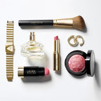 LAURA GELLER NEW YORK Angled Blush Brush with Black Wooden Handle & Dense Bristles for Makeup Application