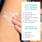 Skinnies 100ml SPF50+ CONQUER, Sungel Sun Cream, Broad Spectrum, Reef Safe, Water Resistant 4 hours