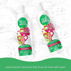 Fresh Monster 2-in-1 Kids Shampoo & Conditioner, Toxin-Free, Hypoallergenic, Tear-free Shampoo & Conditioner for Kids, Watermelon (2 Pack, 8.5oz/each)