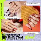 MEFA 35 Pcs Gel Nail Polish Set, 32 Colors All Seasons Collection Gel Nail Polish Set with Matte/Glossy Base Top Coat Manicure DIY Salon Home Decoration Beginners Gifts for Women