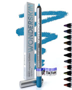 Wonderskin Eyeliner Pencil, 1440 Longwear Blue Eyeliner Pencil - Waterproof, Sharpenable & Smudge Proof