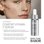 DOCTOR BABOR Lifting RX Comfort Vitamin C Serum, Infused with Hyaluronic Acid to Hydrate & Plump, Even Skin Tone, Reduces Fine Lines & Wrinkles, 20 ml