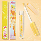 ColourPop Winx Club Ultra Glossy Lip Gloss - Hydrating, Sheer Orange Lip Gloss for Juicy, Fuller-Looking Lips - Formulated with Jojoba Oil to Moisturize & Nourish - Stella (0.11 oz)