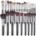 Docolor Professional Makeup Brush Set 29Pcs Makeup Brushes Valentines Day Gifts Premium Goat Synthetic Fiber Foundation Face Powder Blush Concealer Eyeshadows Make Up Brushes with PU Leather Case