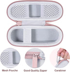 co2CREA Hard Case and Replacement Head Compatible with Finishing Touch Flawless Facial Hair Remover Electric Face Razor for Women (White Case + Replacement Head)