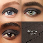 Julep Eyeshadow 101 Cream-to-Powder Waterproof Shadow Stick – Charcoal Matte – Long-Lasting, Crease-Proof, Dark Grey Matte Cream Eyeshadow with Built-in Smudger