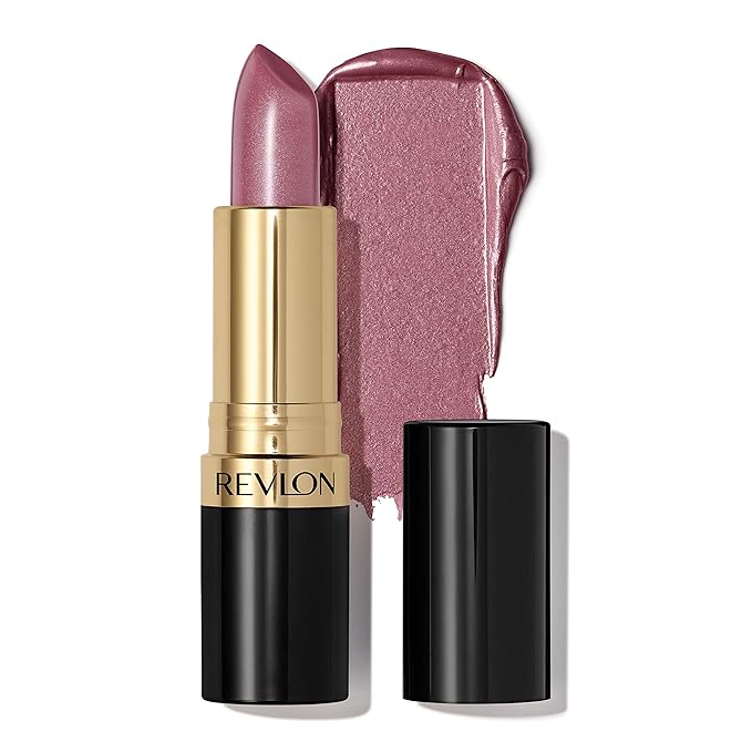 Revlon Super Lustrous Lipstick, Creamy Formula For Soft, Fuller-Looking Lips, Moisturized Feel, 467 Plum Baby, 0.15 oz