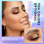 MAKI YIKA 3Pc Glitter Eyeshadow Liquid Multichrome Eyeshadows Long Lasting, Metallic Chameleon Eye Shadow Smudgeproof Holographic Eye Topper Glitters (#1+6+7)