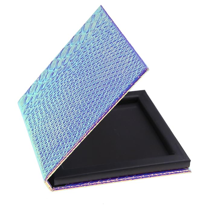 Empty Eyeshadow Makeup Box Magnetic Cosmetics Palette Eye Shadow Fish Scale DIY Storage Tray Small Size