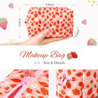 Soidram pink makeup bag quilted