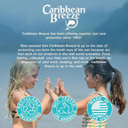 Caribbean Breeze Kids Sunscreen Spray SPF 50 Lotion, Mango Scent Lime Fragrance Tanning Sunscreen Spray On Sunscreen with Green Tea & Pomegranate Extracts, 8.5 oz (250 ml)