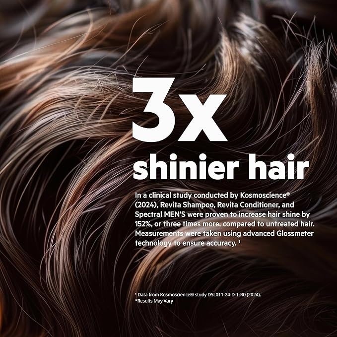 DS Labs Revita Shampoo and Conditioner – High-Performance Hair Density Kit, Volumizing, Thickening, Fuller, Sulfate & Silicone Free, For Men & Women, 925mL, Packaging May Vary
