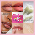 8PCS Tinted Lip Balm with Vaseline, 8 Colored Lip Balm Set, Natural Plumping Lip Balm Pack, Girls’ PH Lip Balm Bulk, Small Gifts Lipstick Sets For Women, Hydrating Lip Tint Balm, Soft Chap Sticks Pack