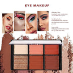 All in One Makeup Kit for Teens, 106 Pcs Professional Makeup Kit for Women Full Kit, Include Eyeshadow Palette, Lipstick Set, Concealer, Foundation, Lipgloss, Makeup Brush(Red)