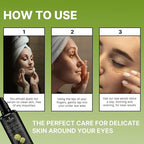 Eye Serum Under Eye Cream for Dark Circles and Puffiness – Cooling, Hydrating Under Eye Serum with Pure Fennel Extract – Eye Cream Anti Aging to Moisturize & Depuff – Zero Paraben Eye Gel by Vitavelle