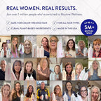 Routine Wellness Anti-Thinning Shampoo and Conditioner Set for Thinning Hair - Biotin DHT Blocker Women & Men - Color Safe Shampoo for Hair Loss & Healthier Hair - Peony & Pomegranate (Pack of 2)