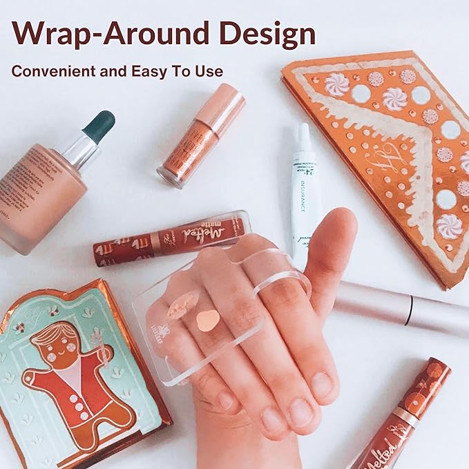 LilyLeaf Handheld Makeup Mixing Palette - Transparent Hand